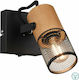 Trio Lighting Tosh Single Spot with Socket E14 in Black Color