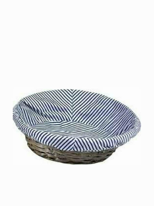 Sidirela Καλάθι Ψωμιού από Rattan Γκρι