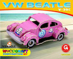 Wooden Construction Toy Beetle Volkswagen