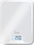 Izzy IZ-7004 La Crema Ψηφιακή Ζυγαριά Κουζίνας 1gr/10kg Λευκή