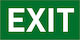 Aca Self-adhesive Sign Exit HAP5