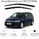 Heko Set of Windbreakers Front Car Dark Fime for Volkswagen Touran 2pcs