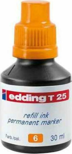 Edding T25 Replacement Ink for Orange Marker 30ml 01.T-25/6