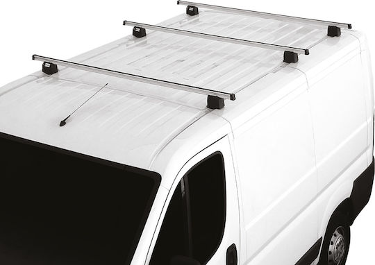 Fabbri Roof Bars Aluminum 150cm. (with Roof Rack Legs)
