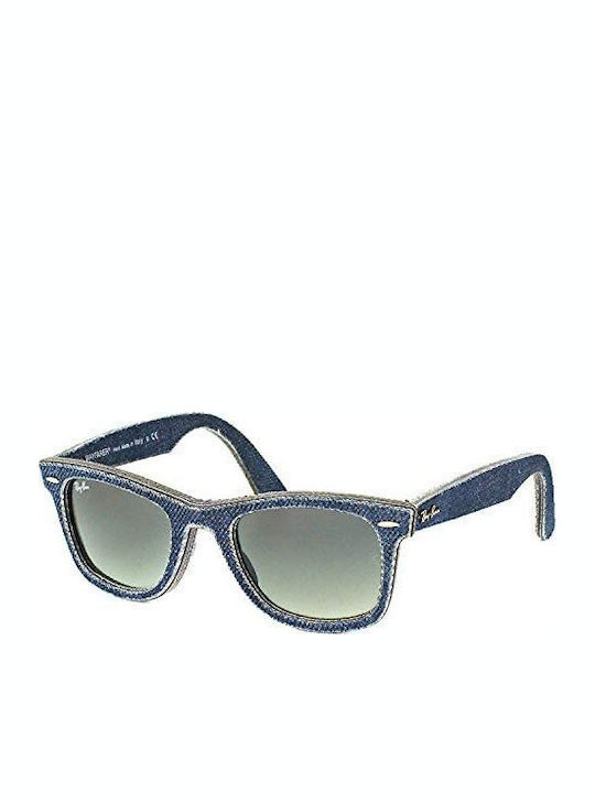 Ray Ban Wayfarer Unisex Sunglasses with Blue Pl...