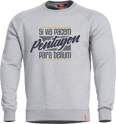 Pentagon Hawk "Para Bellum" Sweater Hanorac Melange în culoarea Gri K09019-PB-16