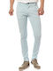 Trousers Chino Elastic in Slim Fit Light Blue