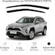 Heko Set of Windbreakers Front Car Dark Fime for Toyota RAV 4 2pcs