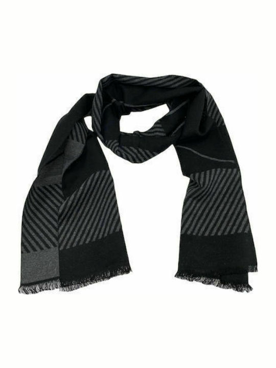 Verde Men's Black Scarf