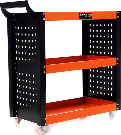 Kraft & Dele Cu roți Metal Căruță L37xA25xÎ68cm