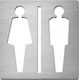 Grekon WC-Schild Männer / Frauen 505 12x12cm