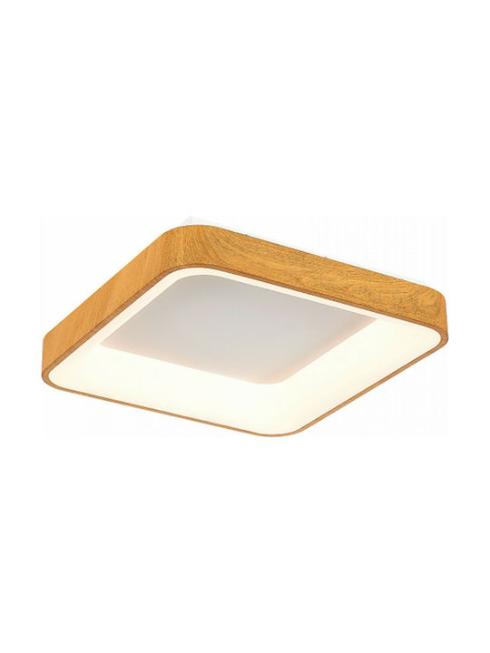 Inlight 42174B Modern Holz Deckenleuchte mit integriertem LED in Braun Farbe 48Stück 42174-Β