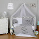 Funna Baby Set Für Krippe Story Gray 8Stück