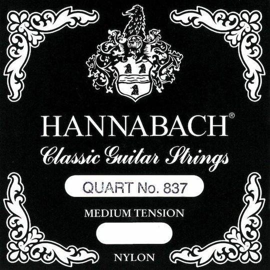 Hannabach 839 Medium Tension Quint Μονές Χορδές Nylon Κλασικής Κιθάρας 6τμχ