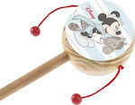 Taufgeschenk mit Spielzeug Mickey Prince Τυμπανάκι aus Holz