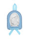 Prince Silvero Saint Icon Kids Talisman with the Virgin Mary made of Silver MA-D902-C