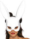 Leg Avenue Masquerade Rabbit Mask BDSM Maske in Weiß Farbe