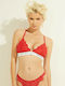 Guess Women's Bralette Bra Red