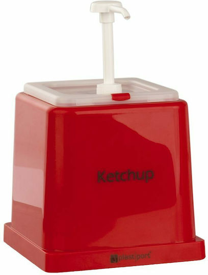 Plast Port Plastic Sauce Dispenser 2lt 14cm