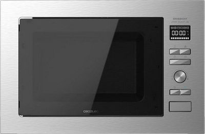 Cecotec Grandheat 2590 Steel 01395 Built-in Microwave Oven with Grill 25lt Black