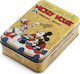 Taufgeschenk mit Federmäppchen Mickey Mouse Donald Magician aus Metall 1cm 14x10cm