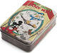 Taufgeschenk mit Federmäppchen Clock Cleaners aus Metall 1cm 14x10cm 5003_