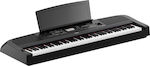 Yamaha Keyboard DGX-670 with 88 Weighted Keys with Music Stand Black