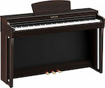 Yamaha Ηλεκτρικό Όρθιο Πιάνο CLP-725 με 88 Βαρυκεντρισμένα Πλήκτρα Ενσωματωμένα Ηχεία και Σύνδεση με Ακουστικά Dark Rosewood