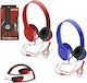 108180 Wired On Ear Headphones Blue