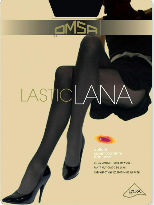 Omsa LasticLana Γυναικείο Καλσόν Μαύρο