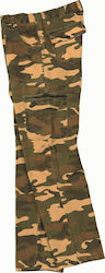 Univers Starna S/W Military Pants Camouflage Variation in Khaki Color 99850-141