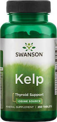 Swanson Kelp Iodine Source Ιώδιο 250 ταμπλέτες