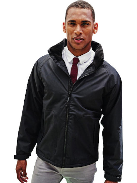 Regatta Hudson TRA301 Herren Winter Jacke Lässig Wasserdicht Black