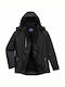 Portwest Outcoach Waterproof Work Jacket Hooded Black S555