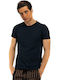 Konrad T-shirt Navy Μπλε