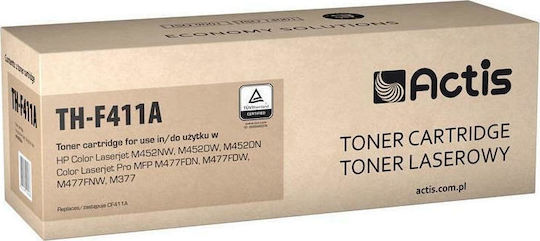 Actis Kompatibel Toner für Laserdrucker HP 410A CF411A 2300 Seiten Cyan (TH-F411A)
