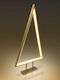 Christmas Decorative Illuminated Metal Tree 40cm IP44 Electric Gold