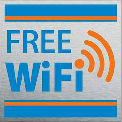 Securit Πινακίδα Αλουμινίου "WiFi" T.908508 1τμχ