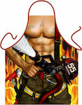 ITATI Apron Funny Sexy Gift Sexy Fireman 1pcs