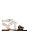 Cevie Leather Women's Flat Sandals