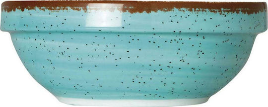 GTSA Tiffany Serving Bowl Round made of Porcelain Blue with Diameter 14cm