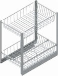 Starax Cupboard Expanding Hardware Silver 50x35x50cm S 2101