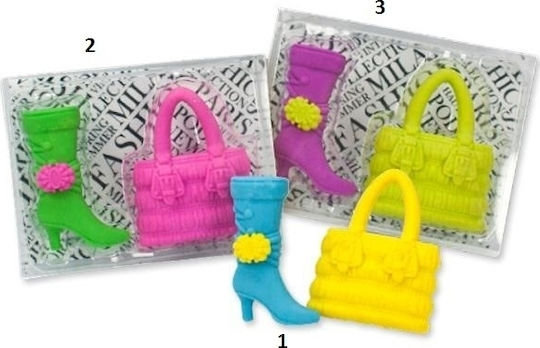 Trend Haus Σετ Γόμες για Μολύβι Lady Accessoire (Διάφορα Σχέδια/Χρώματα) 2τμχ