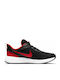 Nike Kids Sports Shoes Running Revolution 5 Black / University Red / White