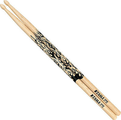 Tama 5A 5A-F Japanese Fire Oak Drumstick with Wooden Drop Head