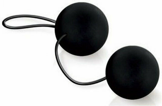 Seven Creations Duo Balls Silky Smooth Вагинални топки Черен