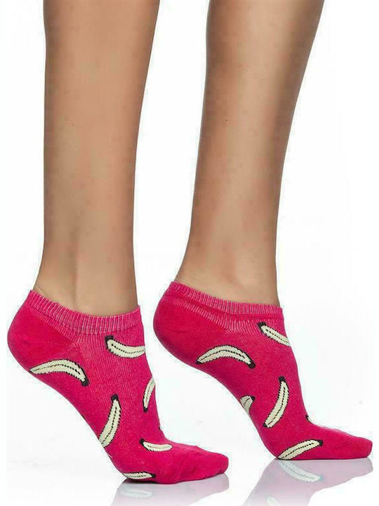 Inizio Women's Patterned Socks Pink