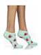 Inizio Women's Patterned Socks Turquoise