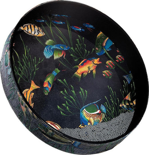 Remo Remo Bendir 22 Inches x 2.5 Inches Ocean Drum Aquarium 22 with Synthetic Leather