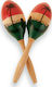 Latin Percussion Μαράκες Maracas CP Wood CP287 Ζεύγος σε Πολύχρωμο Χρώμα